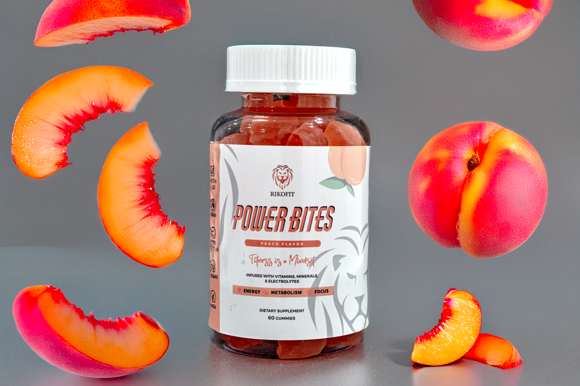 Peach Lion PowerBites